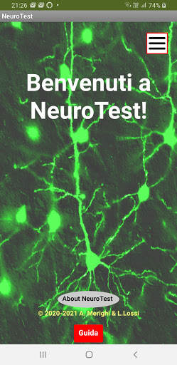 Android application NeuroTest screenshort