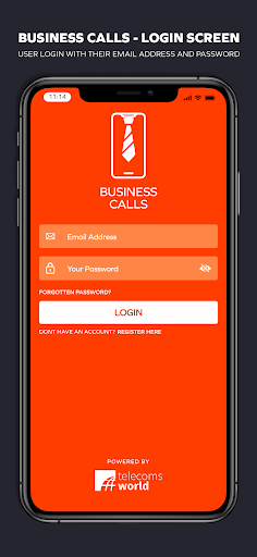 Android application Business Calls screenshort