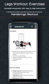 Screenshot 4 Piernas Ejercicios de entrenam android