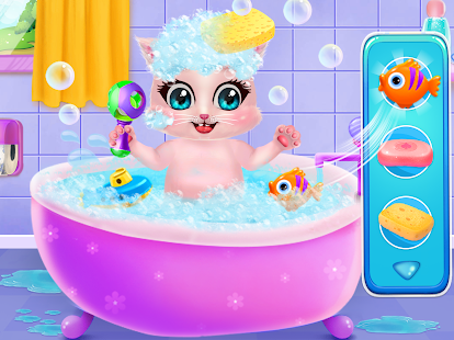 Kitty Care Twin Baby Game 1.5 APK screenshots 6