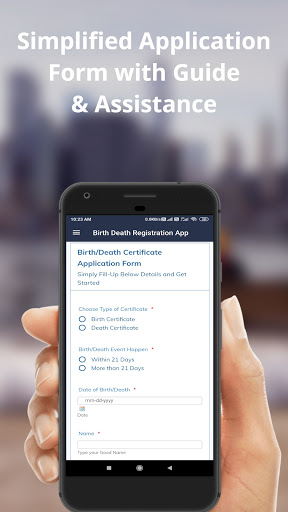 Birth Death Certificate Guide Screen 3