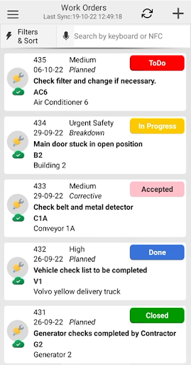 FlexMaint Mobile Screen 2