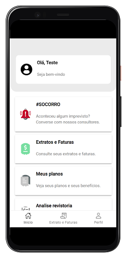 Android application D3 Associados screenshort