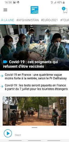 FRANCE 24 - Info et actualitésのおすすめ画像1