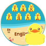 Cartoon Young Duck Chic keyboard Theme icon