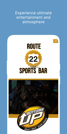 Android application Route 22 Sports Bar screenshort