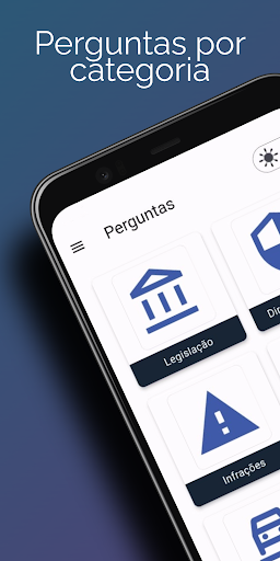Android application Simulado CNH 2024 screenshort