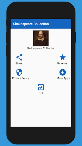 Android application Shakespeare Quotes screenshort
