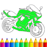 Cover Image of ดาวน์โหลด Coloring Ninja Motorcycle 1.0.3 APK