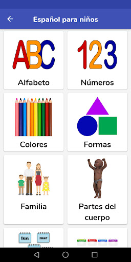 Vista previa de la aplicación