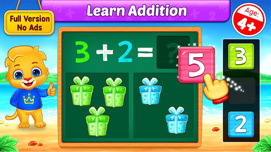 Math Kids - Add, Subtract, Count, and Learn 1.3.7 screenshots 1