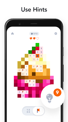 Minegram - Pixel Minesweeper - Screenshot 4