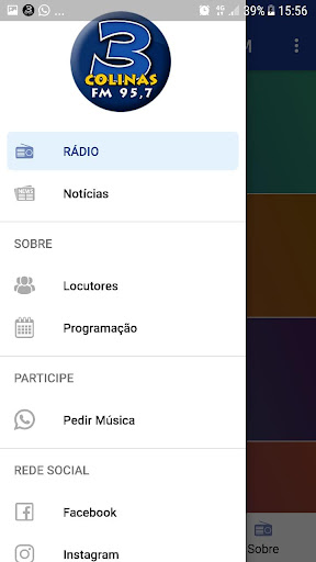 Rádio 3 Colinas 95,7 FM Screen 2