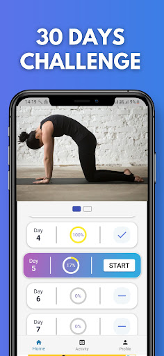 Wall Pilates workout at home screenshot