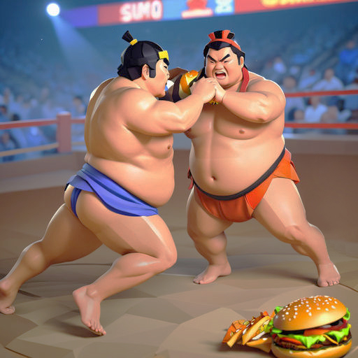 Sumo Wrestling Game - Earn BTC
