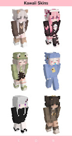 Kawaii Skins for Minecraft  screenshots 1