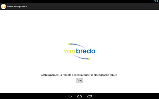 van Breda Remote Diagnostics Screen 3