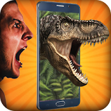 Face scanner: dinosaur icon