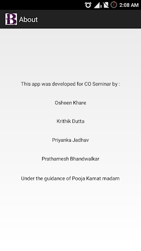 Android application Booth's Algorithm screenshort