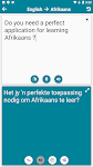 screenshot of Afrikaans - English
