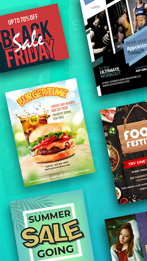 Android application BrandPost: Flyer, Poster Maker screenshort