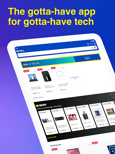 Screenshot of Best Buy: Shop tech deals