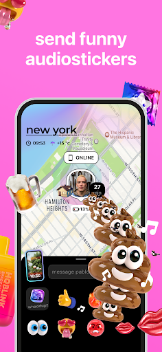Screenshot of Blink — friends location