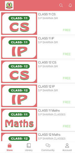 Android application GBSSSian's Academy screenshort