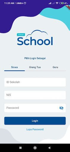 Android application CloudSchool Indonesia screenshort