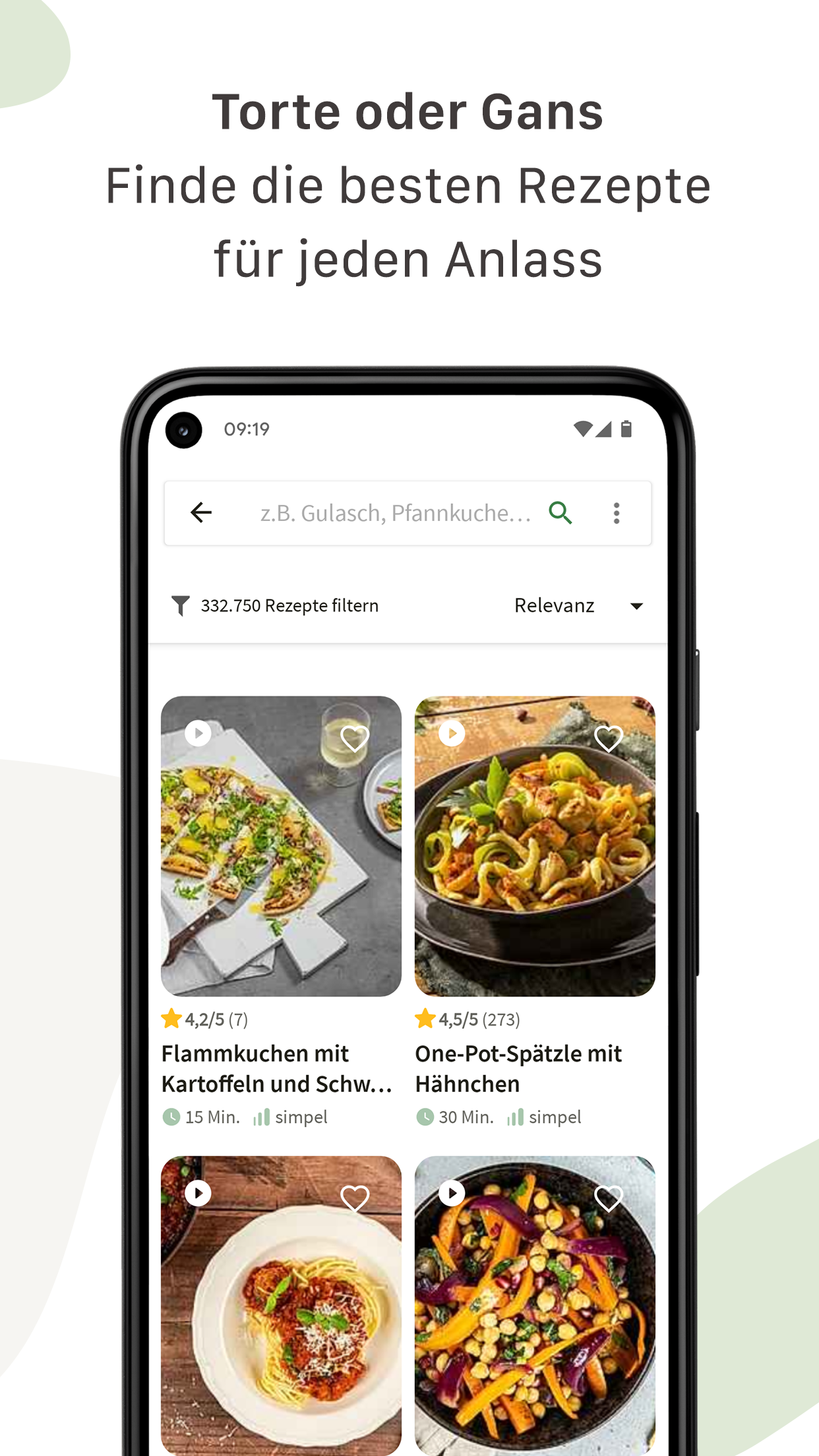 Android application Chefkoch - Rezepte & Kochen screenshort