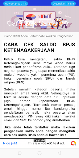Cek Saldo BPJS Ketenagakerjaan