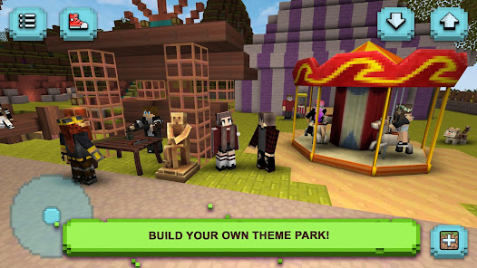 Theme Park Craft: Build & Ride 1.45 APK + Mod (Unlocked) for Android