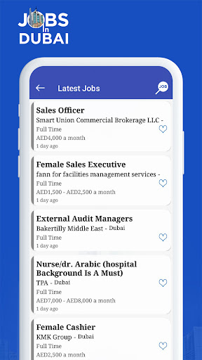 Jobs In Dubai : Job Vacancy Screen 3