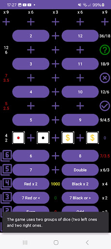 Dice Roulette 15