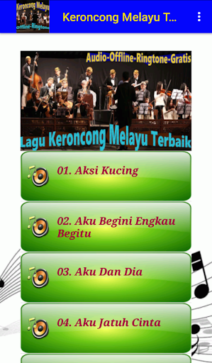 Lagu Keroncong Melayu Offline Screen 3