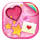 Valentines Love Photo Stickers icon