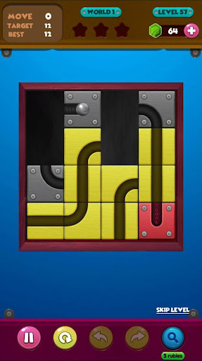 Android application Ball Roll Maze screenshort