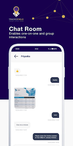 TrackoField: Employee Tracking Screen 2