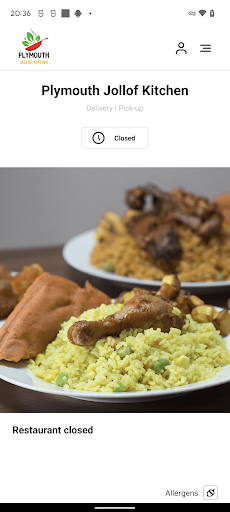 Android application Plymouth Jollof Kitchen screenshort