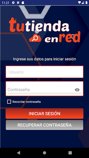 Android application TuTiendaEnRed screenshort