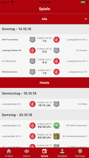 Ludwigshafener SC Screen 3