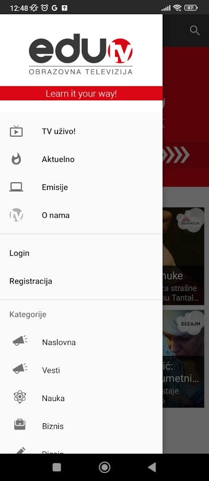 #2. EduTV (Android) Von: LGPE DOO