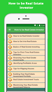 How to be Real Estate Investor