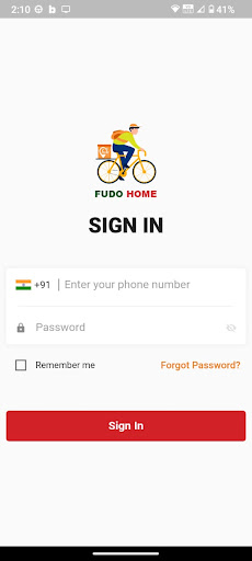 FudoHome Delivery Screen 2