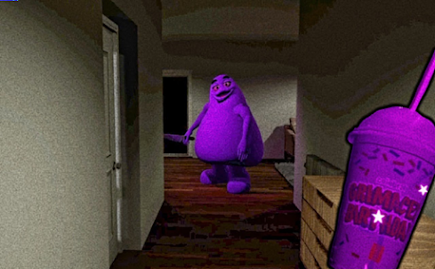 The Grimace Shake Escape scary