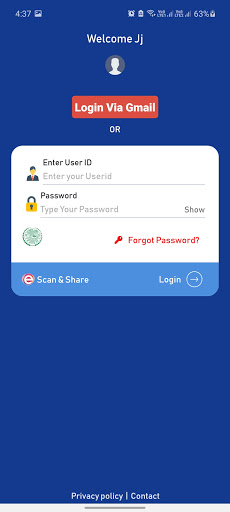 Android application SAT Branches screenshort