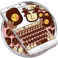 Love Chocolate Emoji Keyboard Theme