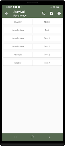 Screenshot of Survival Manual Helper