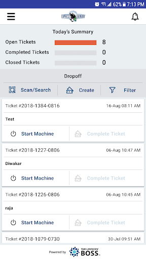 Android application LB Attendant screenshort