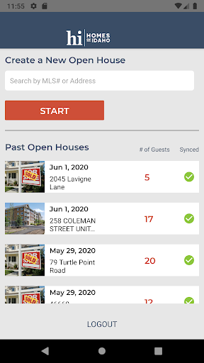 Homes of Idaho Open House Screen 2